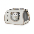 Sac de transport pour chat blanc Chatmallow avec chat