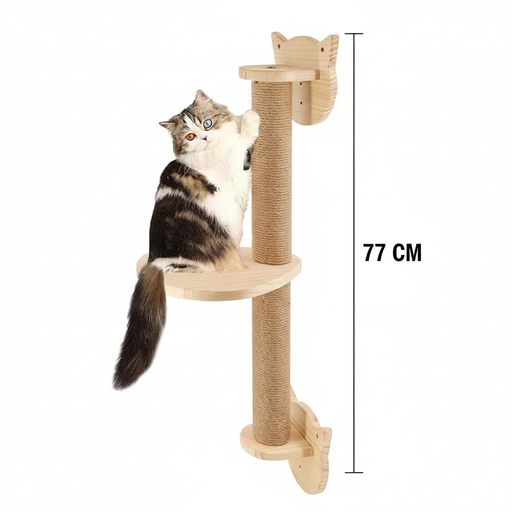 Arbre à chat 77cm - dimensions