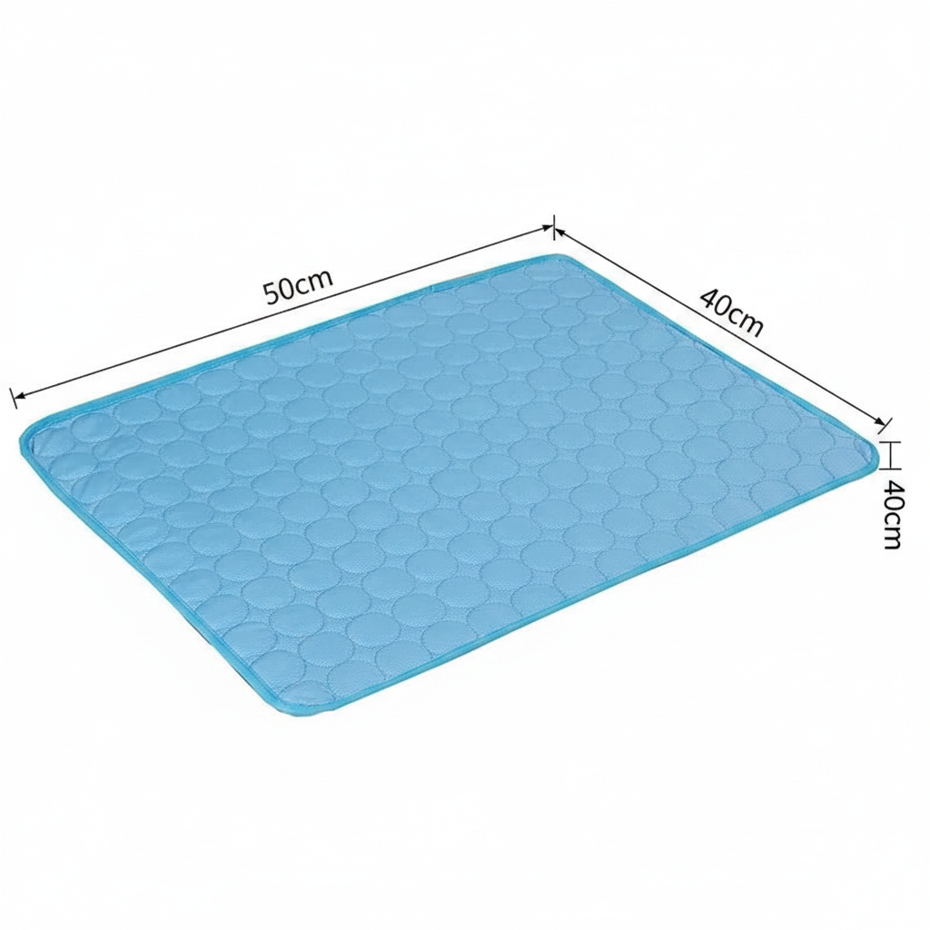Tapis rafraîchissant chat 50x40cm avec dimensions